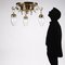 20th Century Brass Chandelier from Liberty, Italy, Image 2