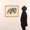 Mario Molinari, Figurative Painting, Tempera on Paper, Framed 2