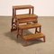 Regency Style Library Ladder-Armchair in Beech, Italy, 20th Century, Image 3