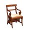 Regency Stil Bibliothek Leiter-Sessel aus Buche, Italien, 20. Jh 1