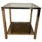 23K Find Gold Chrom Side Table from Belgo 1