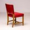 Rote Stühle von Rud. Rasmussen für Kaare Klint, 4er Set 3