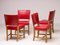 Red Chairs by Rud. Rasmussen for Kaare Klint, Set of 4 10
