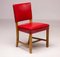 Red Chairs by Rud. Rasmussen for Kaare Klint, Set of 4 7