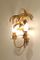 Golden Metal Palm Tree Wall Sconces, 1950s, Set of 2 4