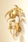 Golden Metal Palm Tree Wall Sconces, 1950s, Set of 2, Image 10