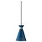 Cone Azure Blue Pendant from Warm Nordic 1