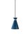 Lampe à Suspension Cône Bleu Azur de Warm Nordic 2