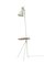 Cone Floor Lamp with Table in White from Warm Nordic 2