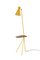 Green Cone Floor Lamp with Table in Pine from Warm Nordic 11