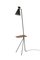 Green Cone Floor Lamp with Table in Pine from Warm Nordic, Image 5