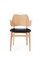 Gesture Chair aus geölter Eiche in Weiß und schwarzem Leder von Warm Nordic 2