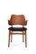 Teak Gesture Chair in Oiled Oak and Black Leather from Warm Nordic 2
