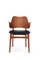 Teak Gesture Chair in Oiled Oak and Black Leather from Warm Nordic, Image 2