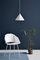 Small White Annular Pendant Lamp from MSDS Studio 4