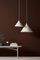 Petite Lampe à Suspension Annulaire Blanche de MSDS Studio 5