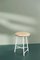 Small Pebble Bar Stool in Oiled Ash and Pure White from Warm Nordic 7