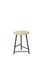 Small Pebble Bar Stool in Oiled Ash and Pure White from Warm Nordic 4