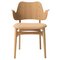 Gesture Chair in White Oiled Oak, Cantaloupe by Hans Olsen for Warm Nordic, Image 1