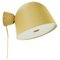 Yellow Kuppi Wall Lamp by Mika Tolvanen 1