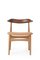 Cow Horn Chair in Walnut, Oak, Nude Leather by Warm Nordic, Image 2