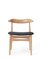 Cow Horn Chair in Oak & Anthracite Melange by Warm Nordic 2