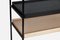 Low Black Oak Tray Shelf by Hanne Willmann 5