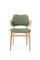 Gesture Chair in Canvas & White Oiled Oak, Sage Green by Hans Olsen for Warm Nordic 2