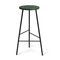 Large Pebble Bar Stool in Smoked Oak, Black by Warm Nordic 5