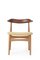 Cow Horn Chair in Walnut & Oak, Vanilla by Warm Nordic, Image 2