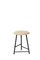 Small Pebble Bar Stool in Re-Plast, Black by Warm Nordic 5