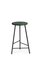 Small Pebble Bar Stool in Re-Plast, Black by Warm Nordic 2