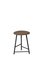 Small Pebble Bar Stool in Smoked Oak, Black by Warm Nordic 2