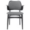 Gesture Chair in Canvas & Black Beech, Grey Melange by Hans Olsen for Warm Nordic 1