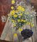 Maya Kopitzeva, Blumen und Blaubeeren, 2000er, Öl auf Leinwand, gerahmt 1