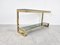 23 Karat Gold Layered Console Table from Belgochrom, 1970s 6