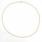 French Modern 18 Karat Yellow Gold Mesh Chain 3