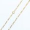 French Modern 18 Karat Yellow Gold Oval Mesh Curb Chain, Image 4