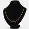 French Modern 18 Karat Yellow Gold Oval Mesh Curb Chain 5