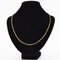 French Modern 18 Karat Yellow Gold Mesh Chain 5