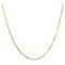 Modern 18 Karat Yellow Gold Staple Mesh Chain, Image 1