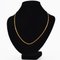 Moderne Staple Mesh Kette aus 18 Karat Gelbgold 5