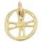 18 Karat Yellow Gold Wheel Charm Pendant, 1960s 1