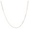 French Modern 18 Karat Yellow Gold Thin Cube Mesh Chain 1