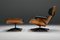 Modell 670 & 671 Sessel & Fußhocker von Herman Miller für Eames, 1957, 2er Set 3