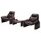 Proposals P60 Lounge Chair with Ottoman by Vittorio Introini for Saporiti, Set of 3 1