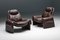 Proposals P60 Lounge Chair with Ottoman by Vittorio Introini for Saporiti, Set of 3 4