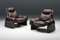 Proposals P60 Lounge Chair with Ottoman by Vittorio Introini for Saporiti, Set of 3 6