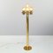 Italian Brass Floor Lamp with 5 Muranoglas Balls from Gaetano Sciolari, 1970s 2