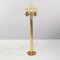 Italian Brass Floor Lamp with 5 Muranoglas Balls from Gaetano Sciolari, 1970s 1